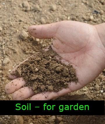Soil for garden